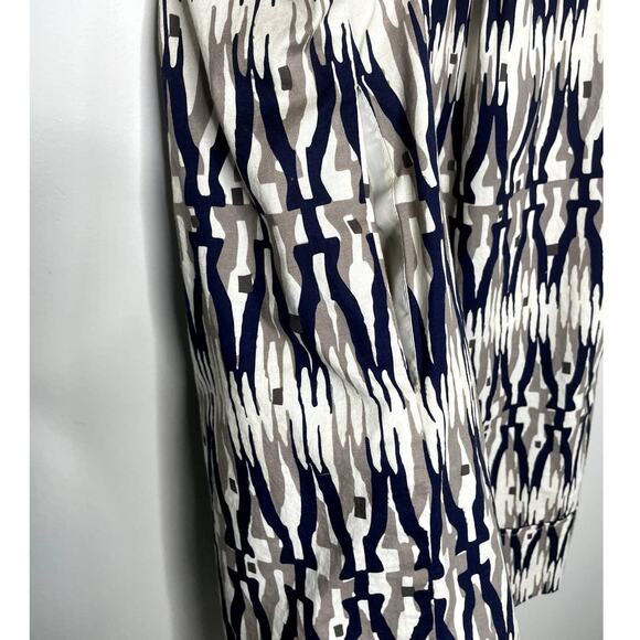 Ann Taylor Sleeveless Surplice V-Neck Empire Waist Mini Dress Multi Women's Sz 8 - Picture 8 of 12